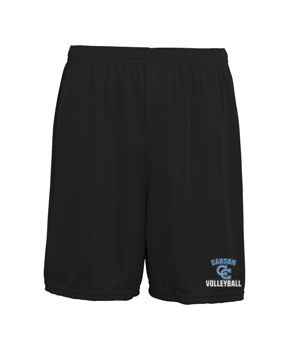Carson HS Volleyball Main Logo 2 - Mens 7inch Training Shorts