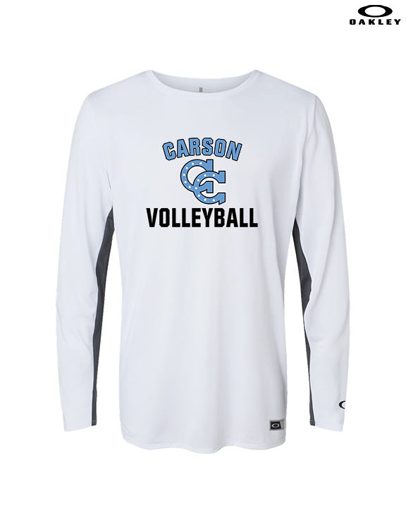 Carson HS Volleyball Main Logo 2 - Mens Oakley Longsleeve