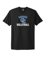 Carson HS Volleyball Main Logo 2 - Mens Select Cotton T-Shirt