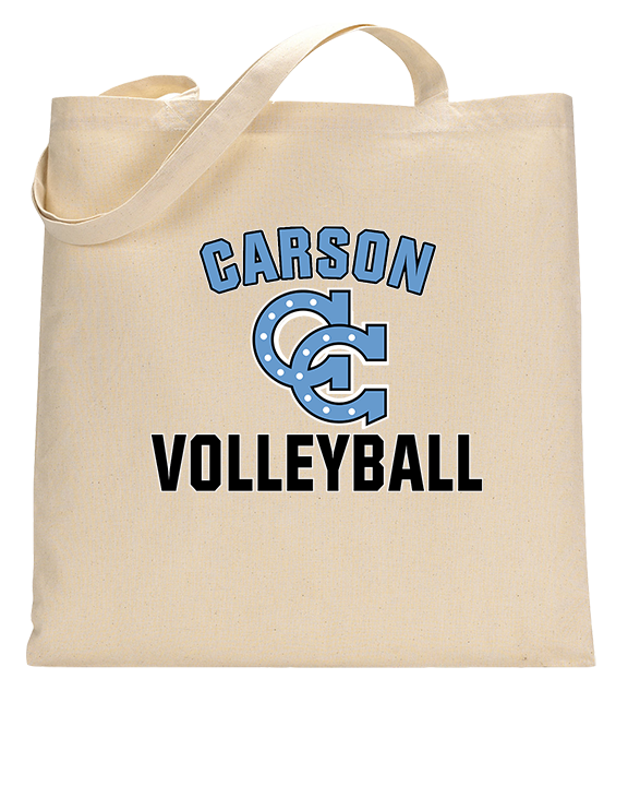 Carson HS Volleyball Main Logo 2 - Tote