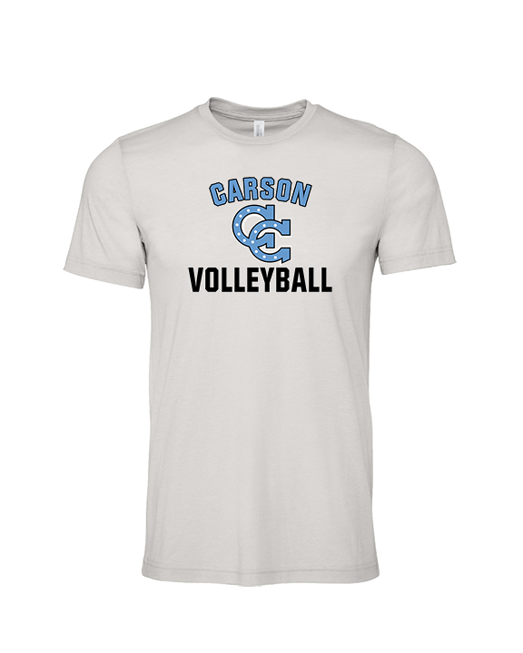 Carson HS Volleyball Main Logo 2 - Tri-Blend Shirt