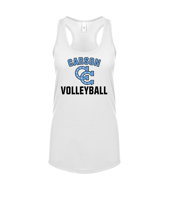 Carson HS Volleyball Main Logo 2 - Womens Tank Top