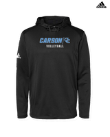 Carson HS Volleyball Main Logo 3 - Mens Adidas Hoodie
