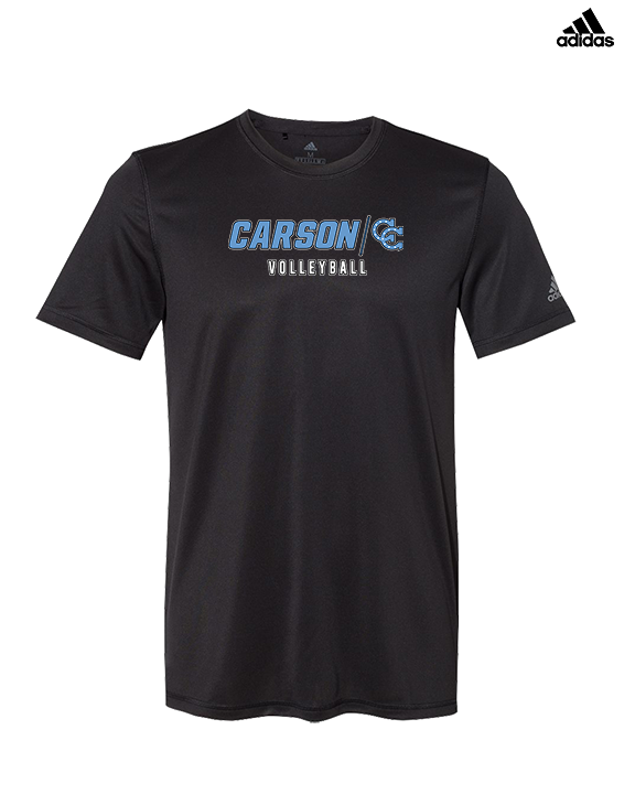 Carson HS Volleyball Main Logo 3 - Mens Adidas Performance Shirt
