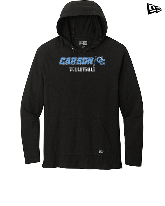 Carson HS Volleyball Main Logo 3 - New Era Tri-Blend Hoodie