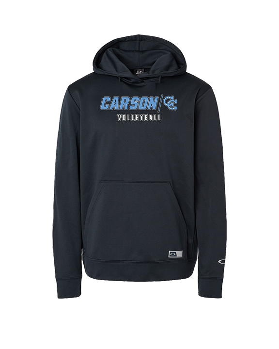 Carson HS Volleyball Main Logo 3 - Oakley Performance Hoodie