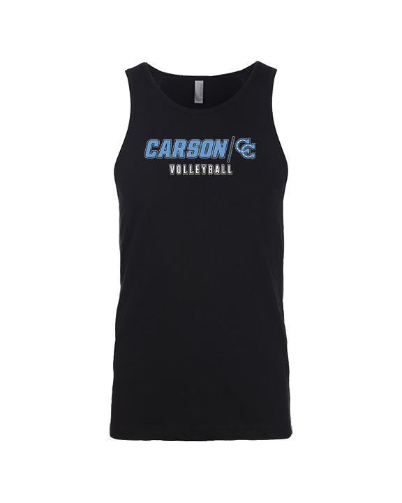 Carson HS Volleyball Main Logo 3 - Tank Top