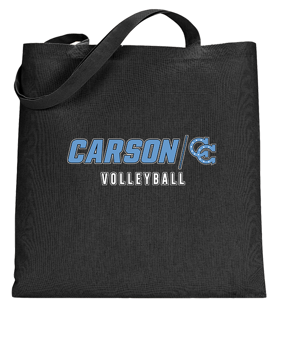 Carson HS Volleyball Main Logo 3 - Tote
