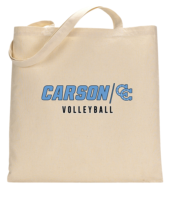 Carson HS Volleyball Main Logo 3 - Tote