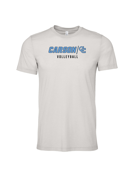 Carson HS Volleyball Main Logo 3 - Tri-Blend Shirt