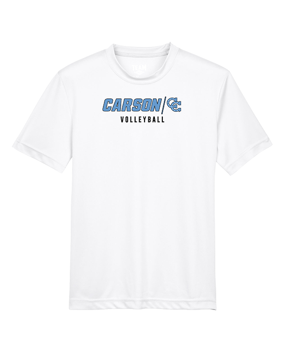 Carson HS Volleyball Main Logo 3 - Youth Performance Shirt