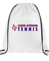 Carter Riverside HS Tennis Basic - Drawstring Bag