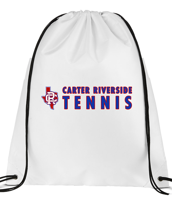 Carter Riverside HS Tennis Basic - Drawstring Bag