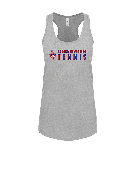 Carter Riverside HS Tennis Basic - Womens Tank Top