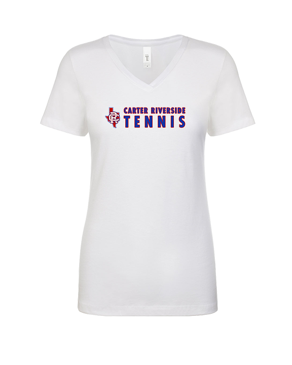 Carter Riverside HS Tennis Basic - Womens Vneck