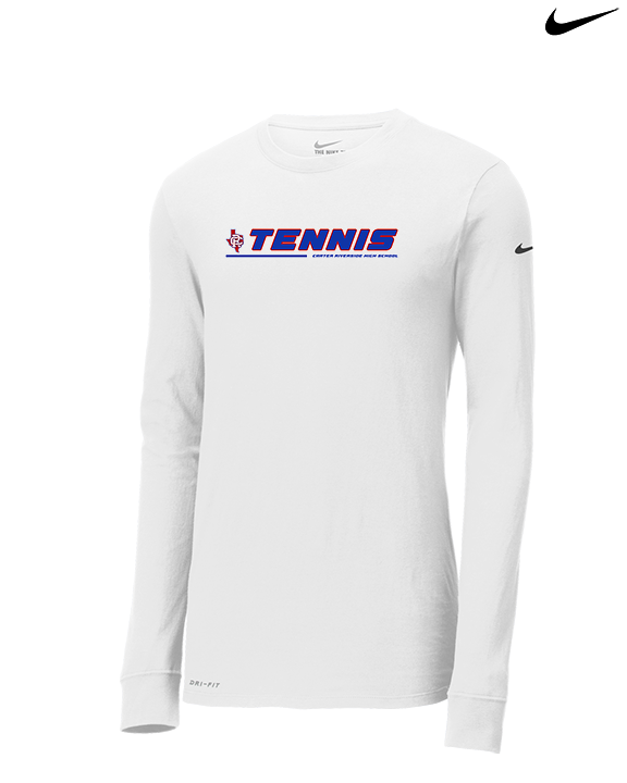 Carter Riverside HS Tennis Line - Mens Nike Longsleeve