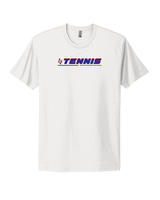 Carter Riverside HS Tennis Line - Mens Select Cotton T-Shirt
