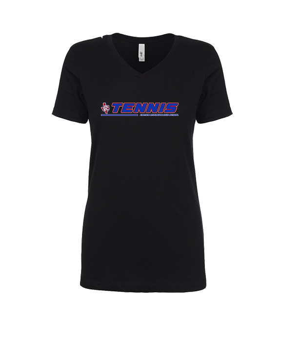 Carter Riverside HS Tennis Line - Womens Vneck