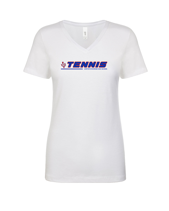 Carter Riverside HS Tennis Line - Womens Vneck