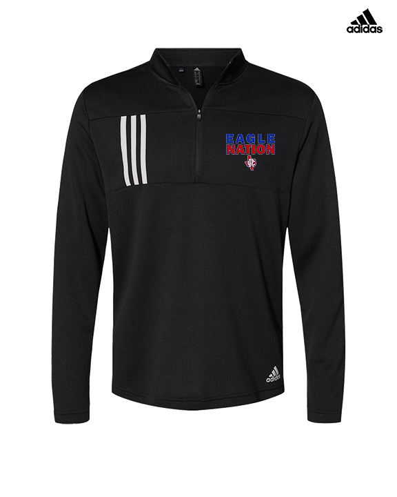 Carter Riverside HS Tennis Nation - Mens Adidas Quarter Zip
