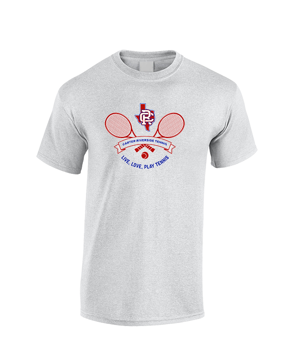 Carter Riverside HS Tennis Play Tennis - Cotton T-Shirt