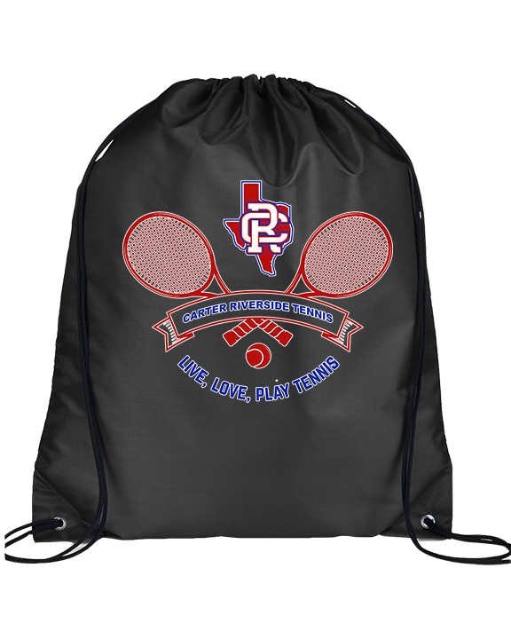 Carter Riverside HS Tennis Play Tennis - Drawstring Bag