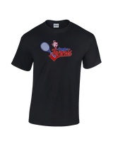 Carter Riverside HS Tennis Swirl - Cotton T-Shirt