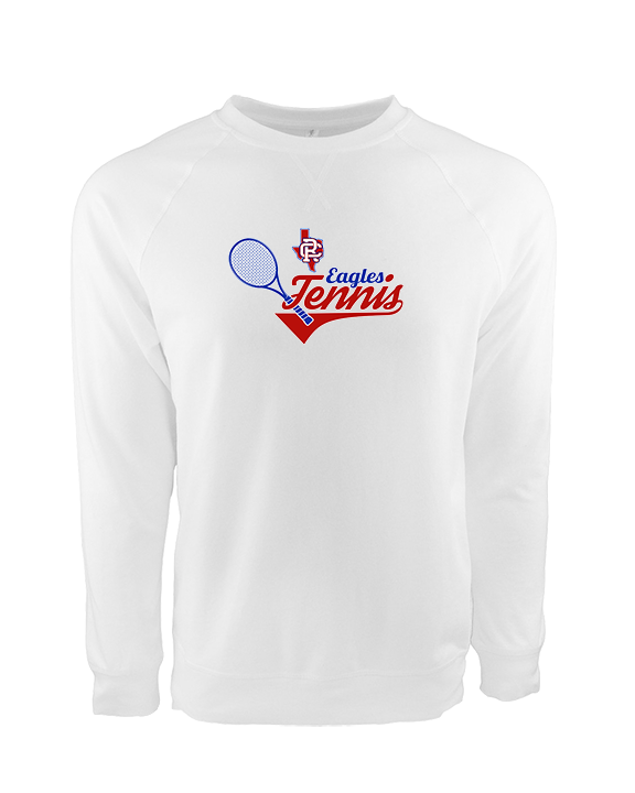 Carter Riverside HS Tennis Swirl - Crewneck Sweatshirt