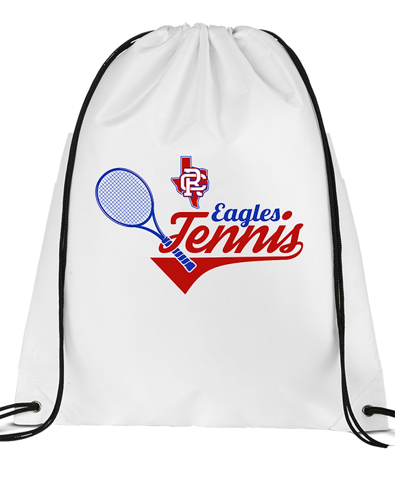 Carter Riverside HS Tennis Swirl - Drawstring Bag