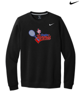 Carter Riverside HS Tennis Swirl - Mens Nike Crewneck
