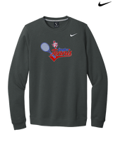 Carter Riverside HS Tennis Swirl - Mens Nike Crewneck