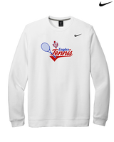 Carter Riverside HS Tennis Swirl - Mens Nike Crewneck