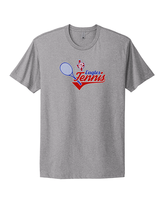 Carter Riverside HS Tennis Swirl - Mens Select Cotton T-Shirt