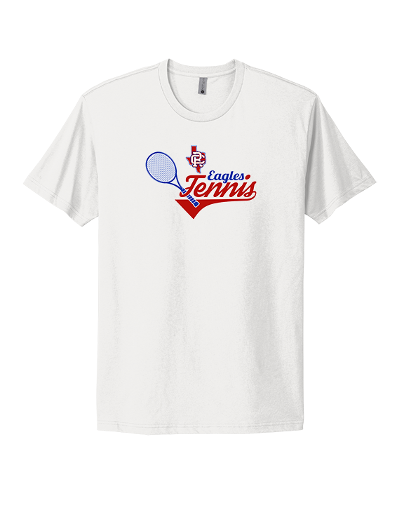 Carter Riverside HS Tennis Swirl - Mens Select Cotton T-Shirt