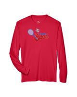 Carter Riverside HS Tennis Swirl - Performance Longsleeve