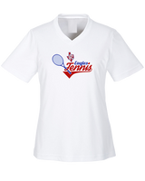 Carter Riverside HS Tennis Swirl - Womens Performance Shirt
