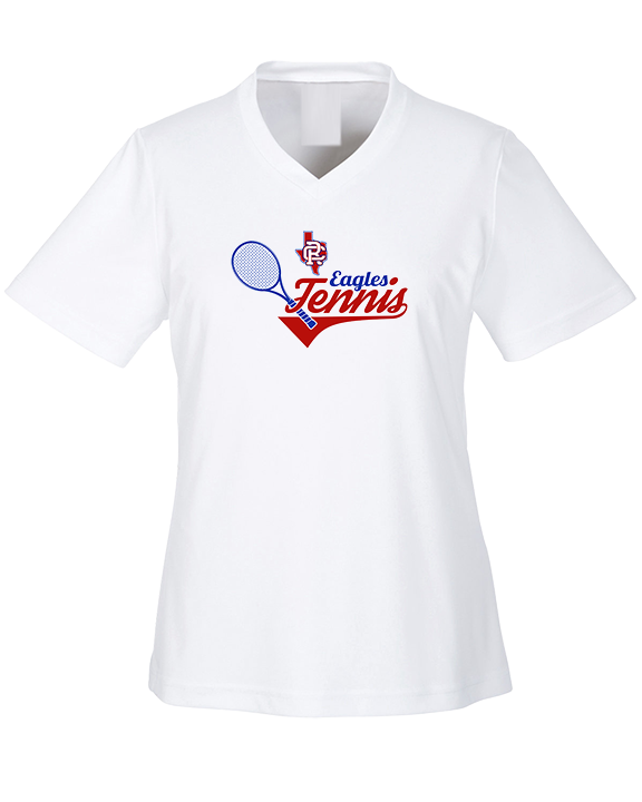 Carter Riverside HS Tennis Swirl - Womens Performance Shirt