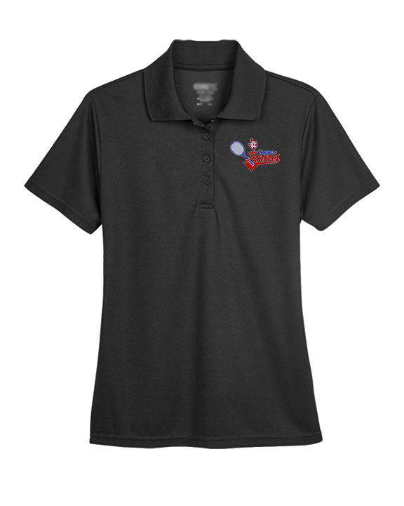 Carter Riverside HS Tennis Swirl - Womens Polo