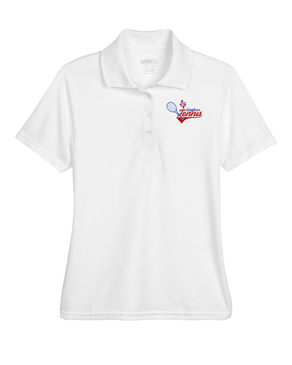 Carter Riverside HS Tennis Swirl - Womens Polo