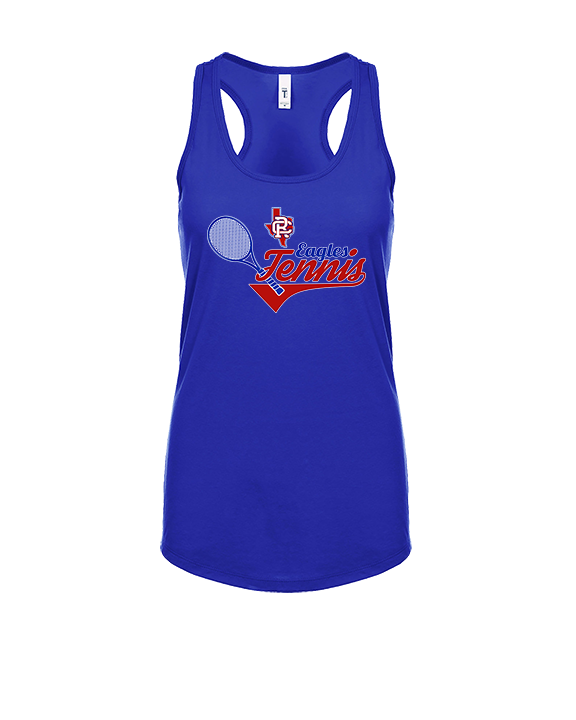 Carter Riverside HS Tennis Swirl - Womens Tank Top