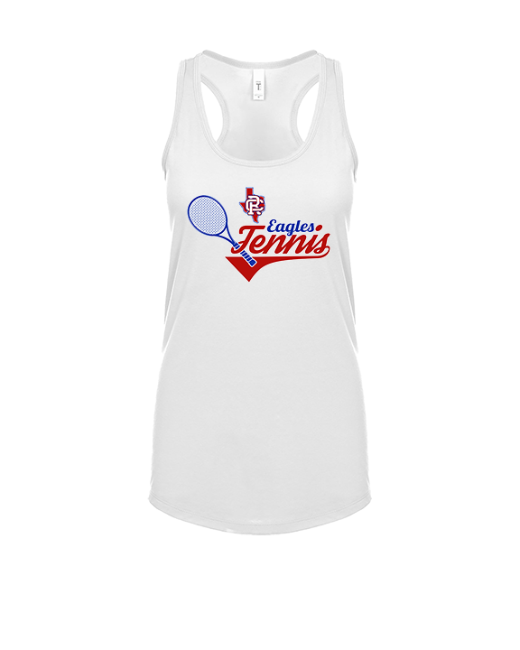 Carter Riverside HS Tennis Swirl - Womens Tank Top