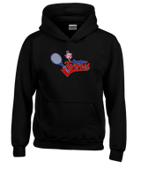 Carter Riverside HS Tennis Swirl - Youth Hoodie