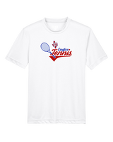 Carter Riverside HS Tennis Swirl - Youth Performance Shirt
