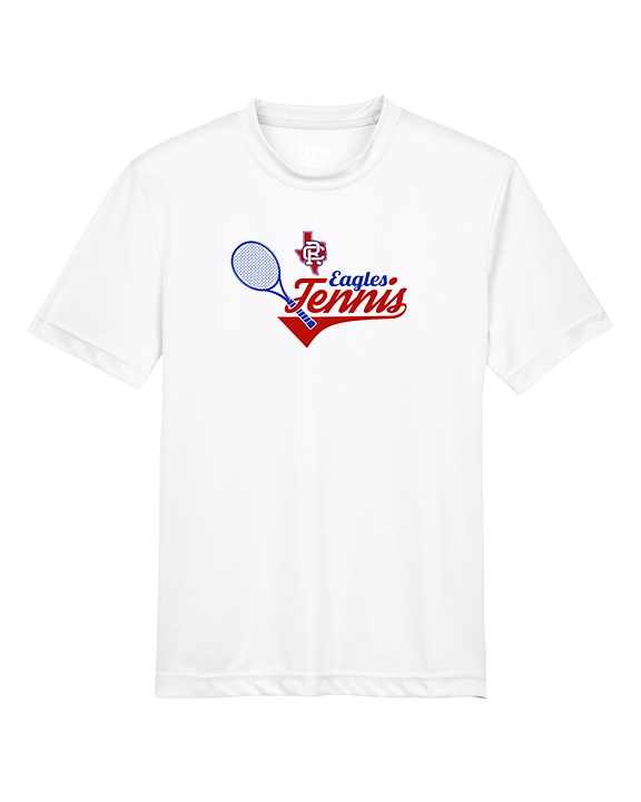 Carter Riverside HS Tennis Swirl - Youth Performance Shirt