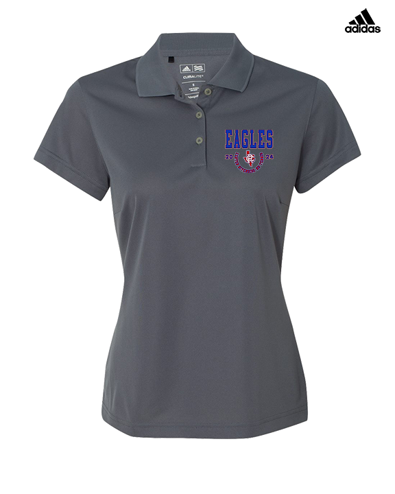 Carter Riverside HS Tennis Swoop - Adidas Womens Polo