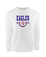 Carter Riverside HS Tennis Swoop - Crewneck Sweatshirt