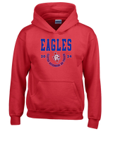 Carter Riverside HS Tennis Swoop - Youth Hoodie