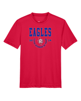 Carter Riverside HS Tennis Swoop - Youth Performance Shirt
