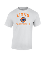 Carterville HS Baseball Custom Paw - Cotton T-Shirt
