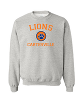 Carterville HS Baseball Custom Paw - Crewneck Sweatshirt